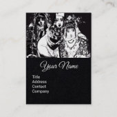 ANATOLIAN GIRLS Mode Tekening witboek Visitekaartje (Voorkant)