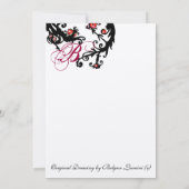 ANATOLIAN GIRLS Red Black Florence Monogram (Achterkant)