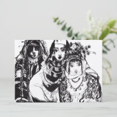 ANATOLIAN GIRLS Red Black Florence Monogram (Staand voorkant)