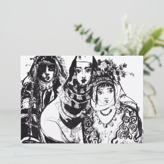 ANATOLIAN GIRLS Red Black Florence Monogram (Staand voorkant)