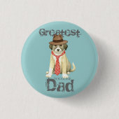 Anatolian Shepherd Dad Pinback Button (Voorkant)