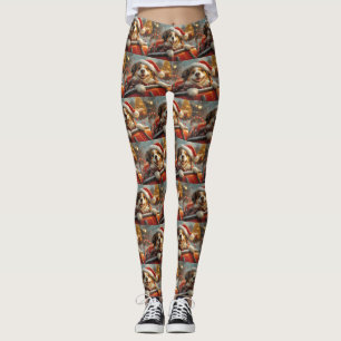 Anatolian Shepherd Dog Achterbaan Kerstmis Leggings