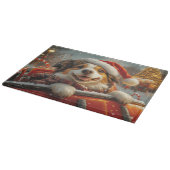 Anatolian Shepherd Dog Achterbaan Kerstmis Snijplank (Hoek)