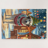Anatolian Shepherd Dog Christmas Snow Holiday Legpuzzel (Horizontaal)