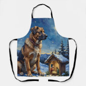 Anatolian Shepherd Dog Guarding Nativity Scene Schort (Voorkant)