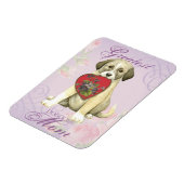 Anatolian Shepherd Dog Heart Mama Magneet (Linkerzijde)