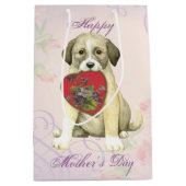 Anatolian Shepherd Dog Heart Mama Medium Cadeauzakje (Voorkant)