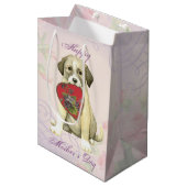Anatolian Shepherd Dog Heart Mama Medium Cadeauzakje (Voorkant Gekanteld)