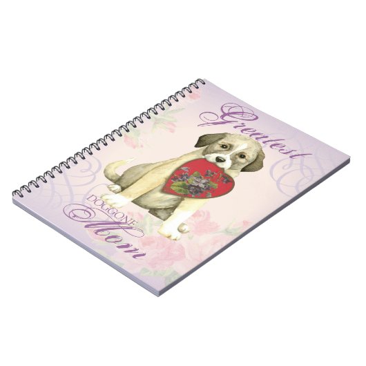 Anatolian Shepherd Dog Heart Mama Notitieboek (Linkerzijde)