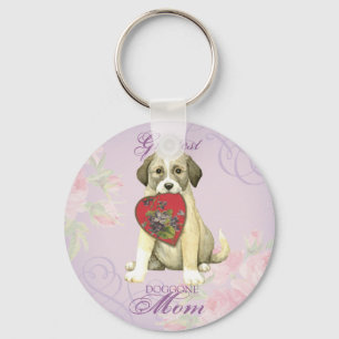 Anatolian Shepherd Dog Heart Mama Sleutelhanger