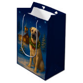 Anatolian Shepherd Dog Holiday Medium Cadeauzakje (Voorkant Gekanteld)
