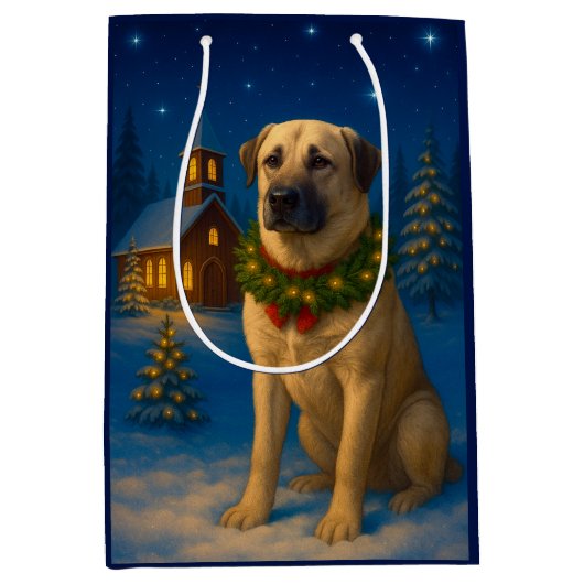 Anatolian Shepherd Dog Holiday Medium Cadeauzakje (Voorkant)