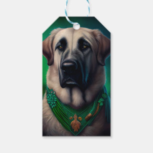 Anatolian Shepherd dog in St. Patrick's Day Dress Cadeaulabel