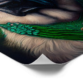 Anatolian Shepherd dog in St. Patrick's Day Dress Poster (Hoek)