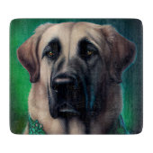 Anatolian Shepherd dog in St. Patrick's Day Dress Snijplank (Voorkant)