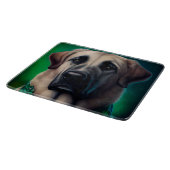 Anatolian Shepherd dog in St. Patrick's Day Dress Snijplank (Hoek)