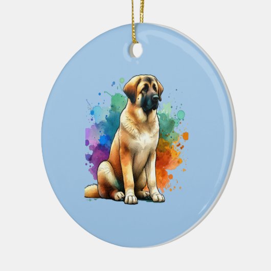 Anatolian Shepherd Dog Keramisch Ornament (Links)