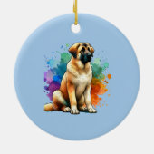 Anatolian Shepherd Dog Keramisch Ornament (Achterkant)