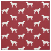 Anatolian Shepherd Dog Silhouettes Pattered Stof (Swatch)