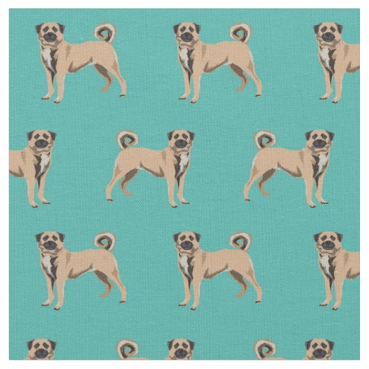 Anatolian Shepherd dog turquoise Stof (Close Up)