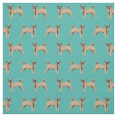 Anatolian Shepherd dog turquoise Stof (Swatch)