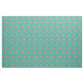 Anatolian Shepherd dog turquoise Stof (Fat Quarter)