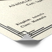 Anatolian Shepherd Dog Zoology Series Poster (Hoek)