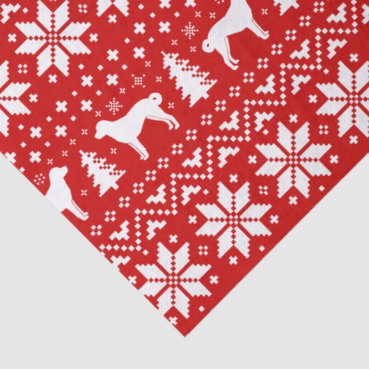 Anatolian Shepherd Dogs-kerstpatroon Tissuepapier (Detail)