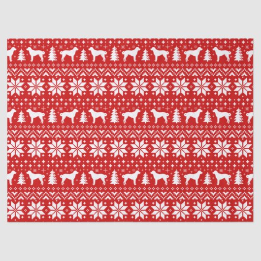 Anatolian Shepherd Dogs-kerstpatroon Tissuepapier (Voorkant)