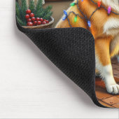 Anatolian Shepherd Fireplace with Christmas Lights Muismat (Hoek)