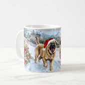 Anatolian Shepherd kerst Koffiemok (Voorkant links)