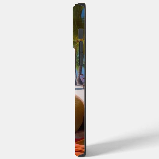 Anatolian Shepherd op Beach, hondenliefhebber zome Case-Mate iPhone Case (Achterkant / Links)