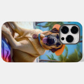Anatolian Shepherd op Beach, hondenliefhebber zome Case-Mate iPhone Case (Achterkant (horizontaal))