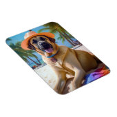 Anatolian Shepherd op Beach, hondenliefhebber zome Magneet (Rechterzijde)