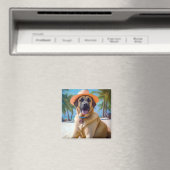 Anatolian Shepherd op Beach, hondenliefhebber zome Magneet (Insitu (Vaatwasser))