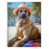 Anatolian Shepherd op Beach, hondenliefhebber zome Notitieboek (Voorkant)