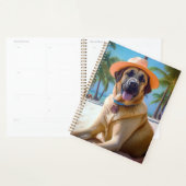Anatolian Shepherd op Beach, hondenliefhebber zome Planner (Display)