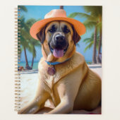 Anatolian Shepherd op Beach, hondenliefhebber zome Planner (Voorkant)