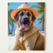 Anatolian Shepherd op Beach, hondenliefhebber zome Planner (Achterkant)