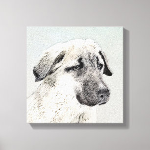 Anatolian Shepherd Painting - Oorspronkelijke hond Canvas Afdruk