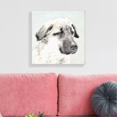 Anatolian Shepherd Painting - Oorspronkelijke hond Canvas Afdruk (Insitu (Woonkamer))