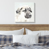 Anatolian Shepherd Painting - Oorspronkelijke hond Canvas Afdruk (Insitu (Slaapkamer))