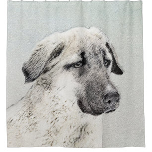 Anatolian Shepherd Painting - Oorspronkelijke hond Douchegordijn