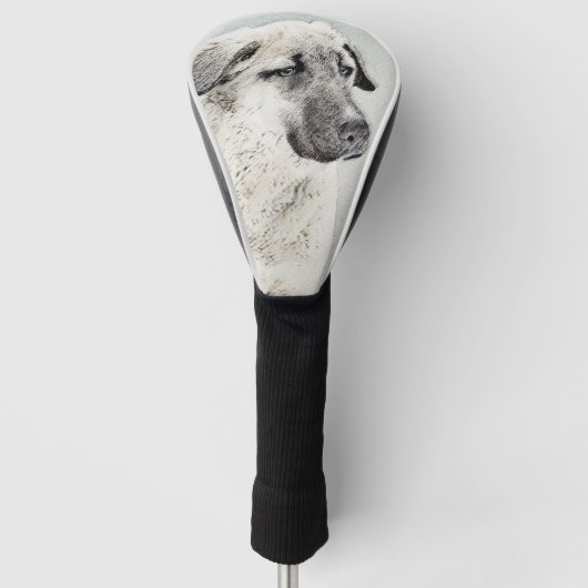 Anatolian Shepherd Painting - Oorspronkelijke hond Golfheadcover (Voorkant)
