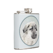 Anatolian Shepherd Painting - Oorspronkelijke hond Heupfles (Rechts)