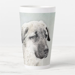 Anatolian Shepherd Painting - Oorspronkelijke hond Latte Mok