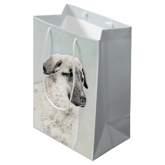 Anatolian Shepherd Painting - Oorspronkelijke hond Medium Cadeauzakje (Voorkant Gekanteld)