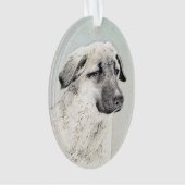 Anatolian Shepherd Painting - Oorspronkelijke hond Ornament (voorkant)