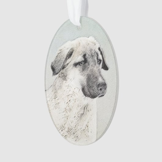Anatolian Shepherd Painting - Oorspronkelijke hond Ornament (voorkant)