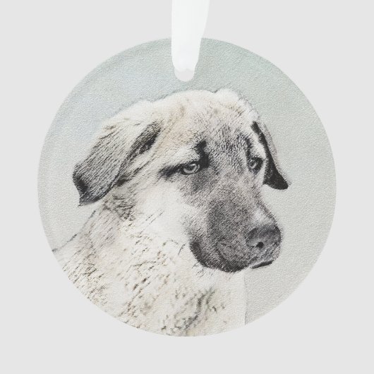 Anatolian Shepherd Painting - Oorspronkelijke hond Ornament (voorkant)
